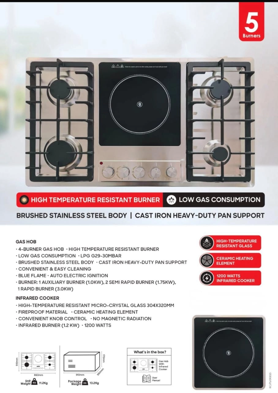 4 Burner Gas Hob