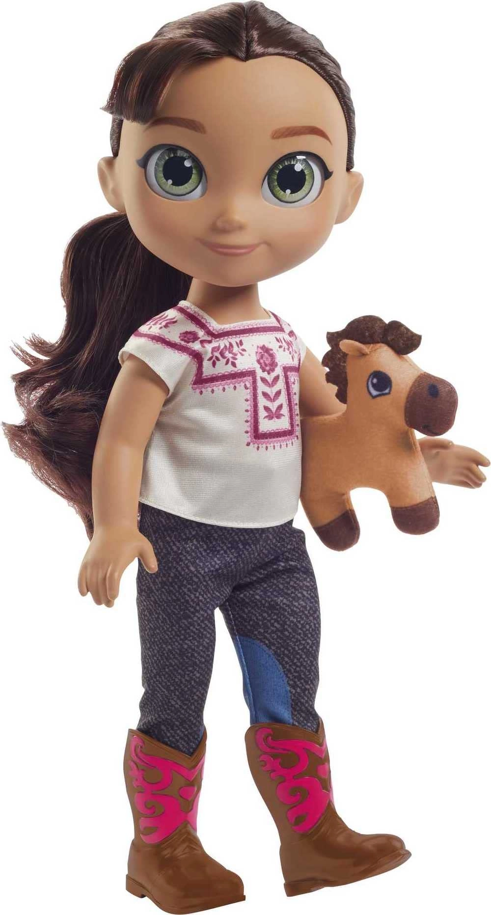 Mattel Lucky Toddler Doll - 14-in Spirit plush Brush Ages 3+