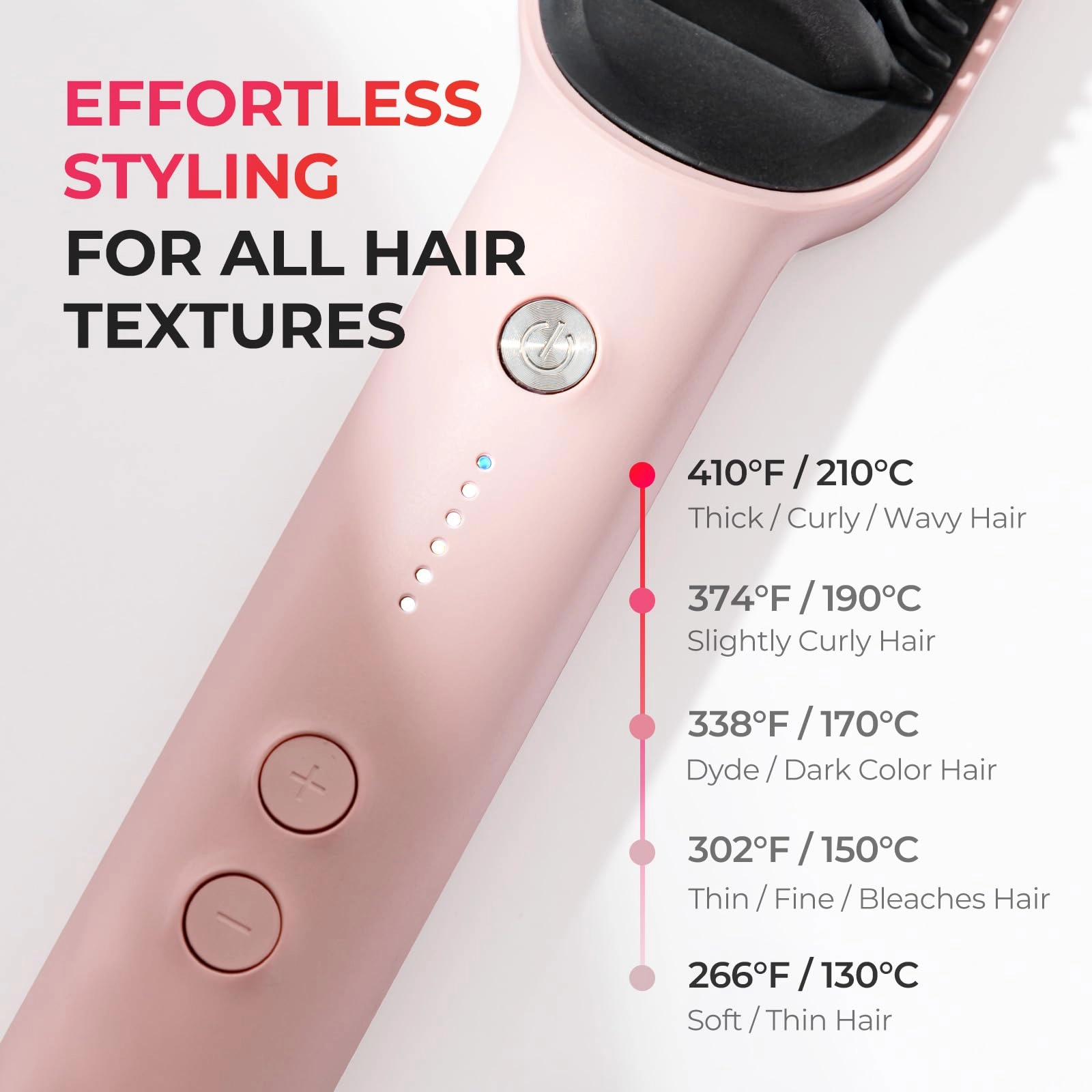 Ring Hair Straightener Brush