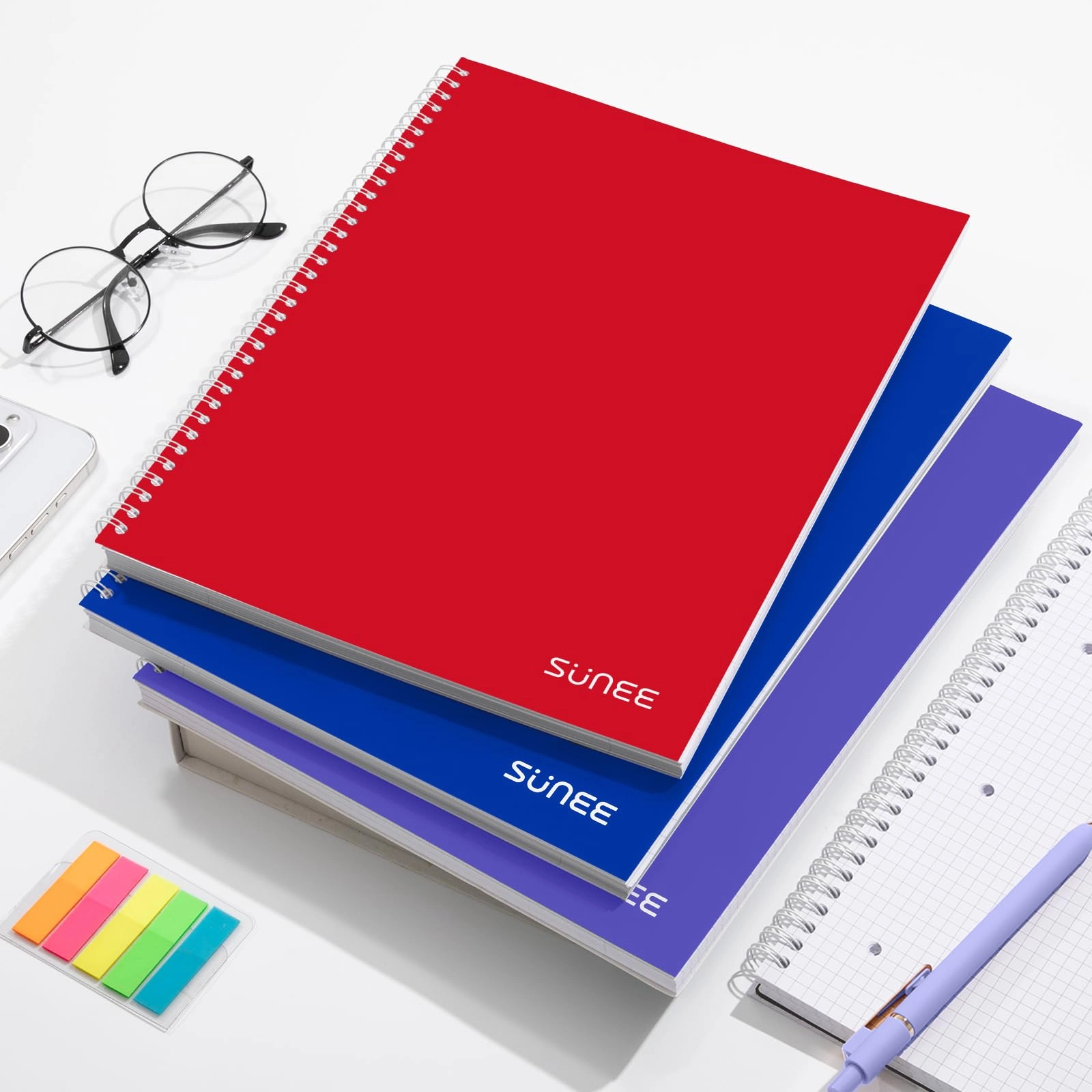 Notebook A4 Spiral - Lined 100 Sheets