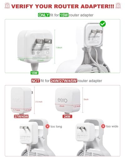 Outlet Wall Mount - 2 piece(s) eero Mesh