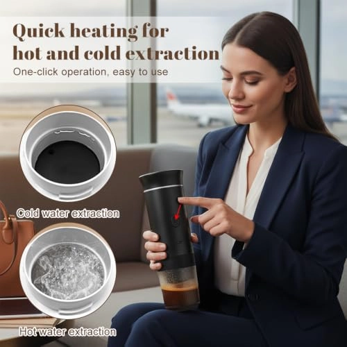 Portable Coffee Maker - ground coffee and capsules
