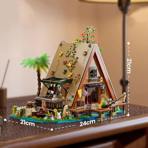 A-Frame Cabin - 1486pcs