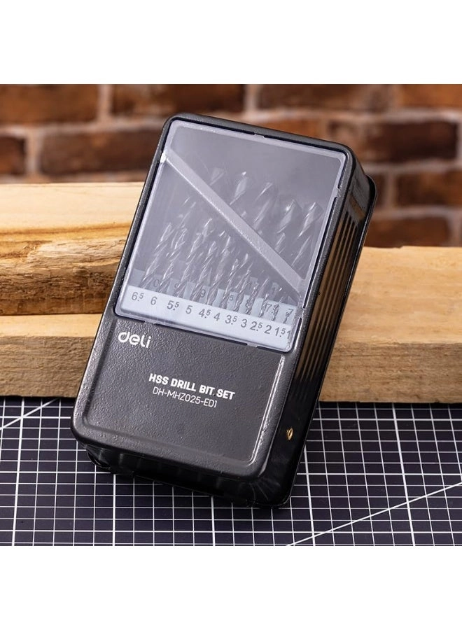 Drill Bit Set - High-speed steel 25 piece(s)