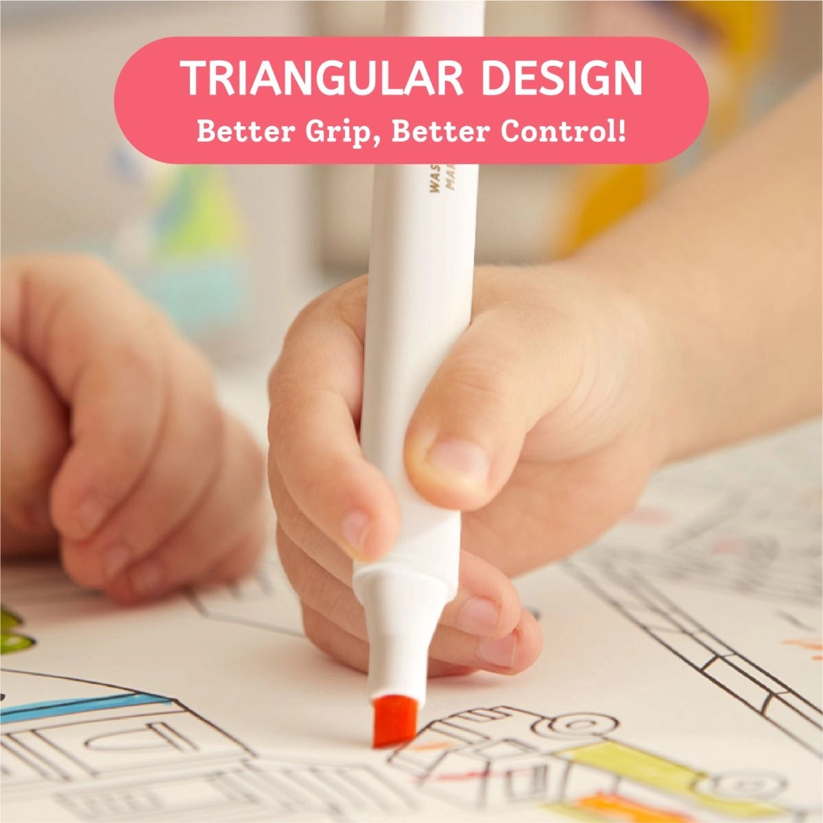 Dual Tip Markers - Multi Colour Brush & Chisel Tip