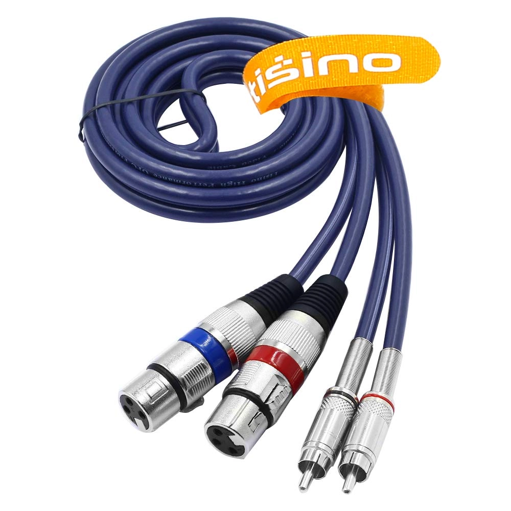 Dual XLR to RCA Cable - 5 ft / 1.5m