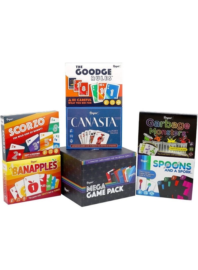 Regal Games Canasta + Spoons And A Spork + Garbage Monsters + Scorzo + The Goodge Rules + Banapples