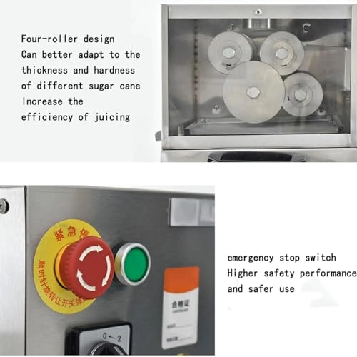 Commercial Electric Sugarcane Juicer - 800W