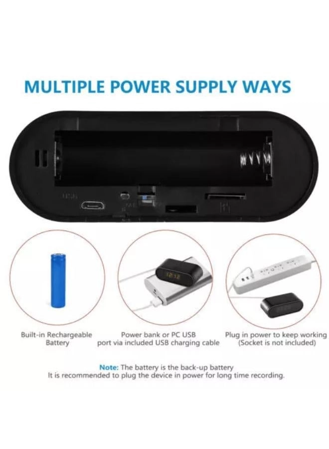 Security Camera with Clock 1080P