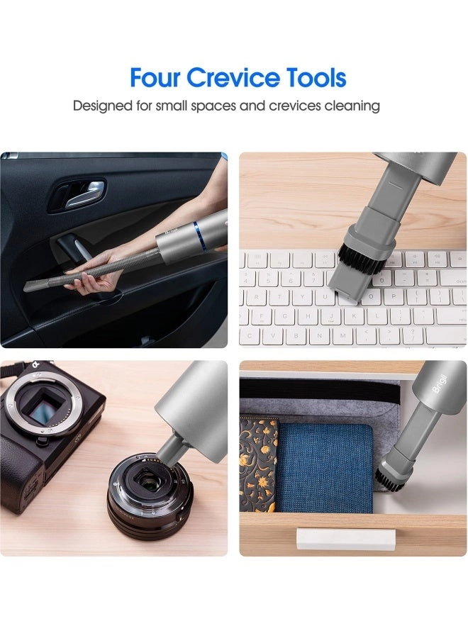 Crevice Vacuum - Cordless 2-in-1 USB-C Rechargeable