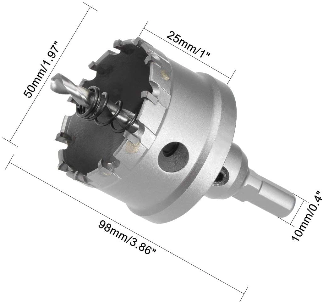 TCT Hole Saw - 50mm stainless steel