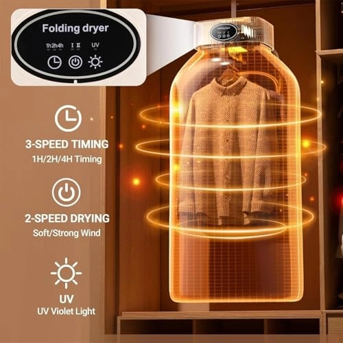 Foldable Clothes Dryer - 10kg 600W