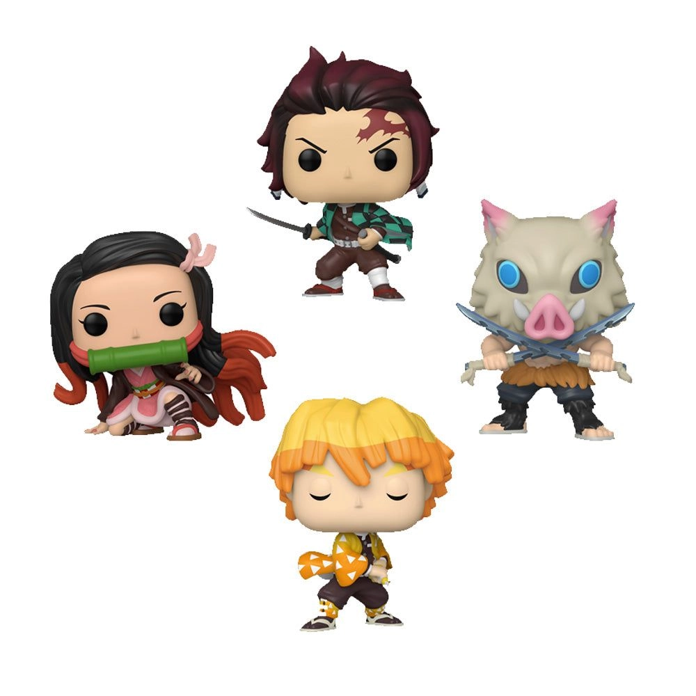 POP! Animation: Demon Slayer S1 - 4 Pack Vinyl Figure