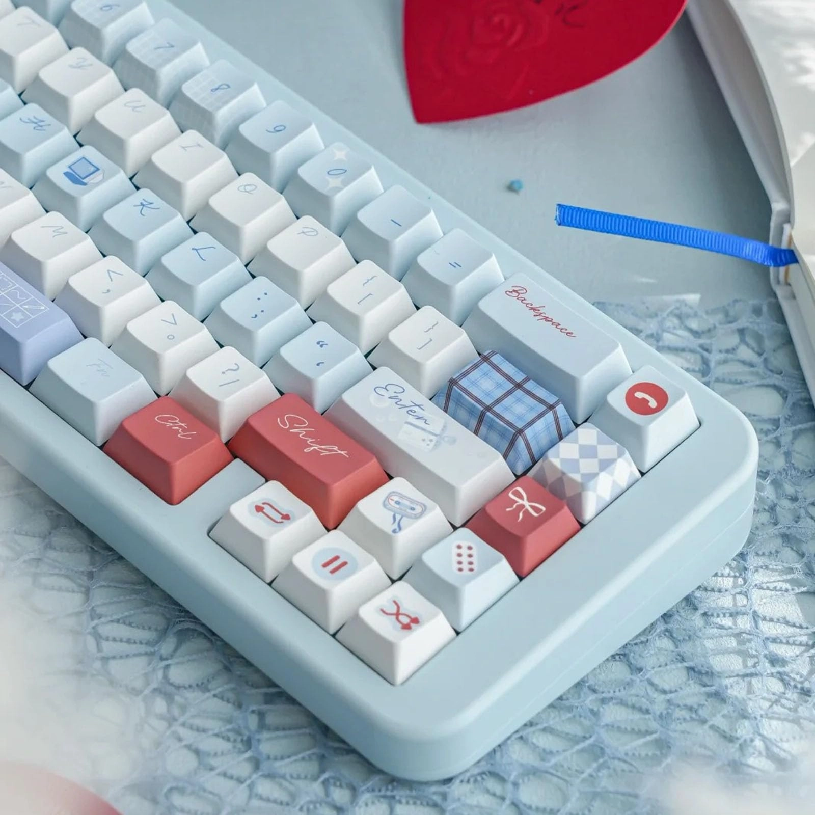 PBT Keycaps - ANSI US layout ISO UK layout Keycap Puller