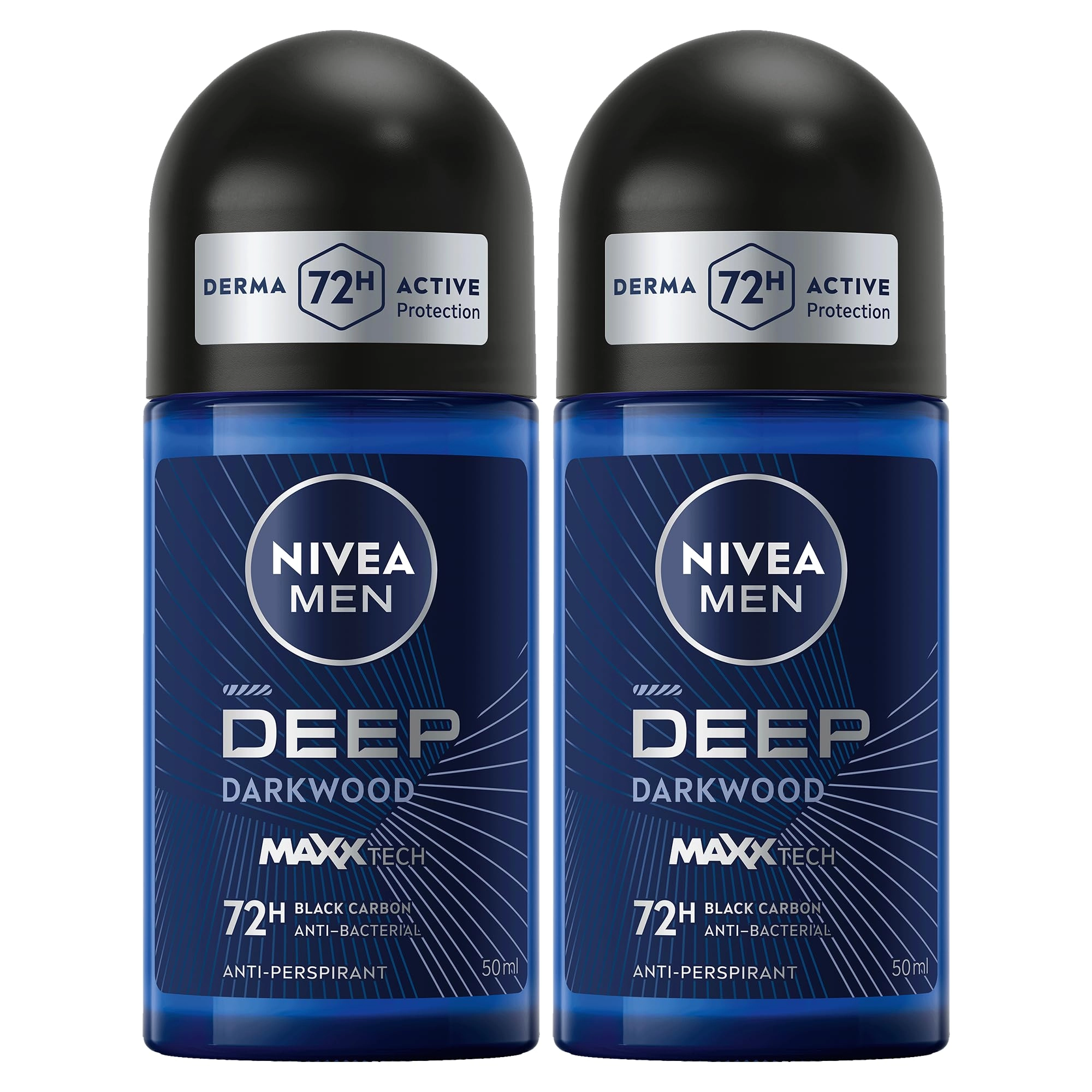 NIVEA Deep Deo Roll On - dark wood