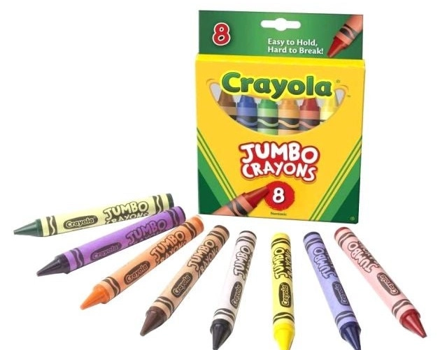 Wax Crayons - 8 Pcs