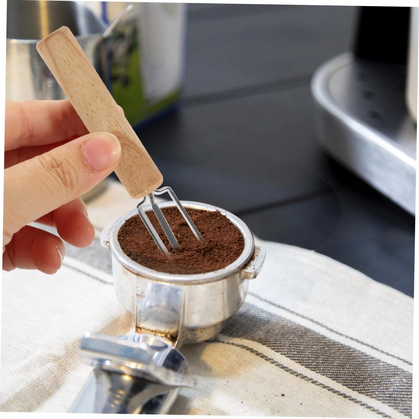 Espresso Tamper + Stirrer + Distribution Tool Stand