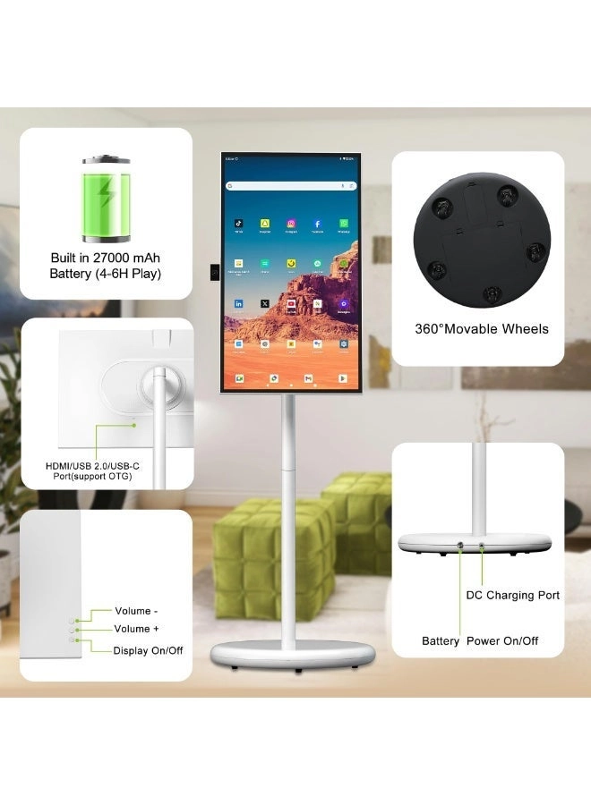 Portable Smart TV - 1080P 27 inch