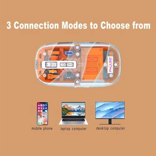 3 Mode Magnetic Ultra-Thin Mouse - Bluetooth USB