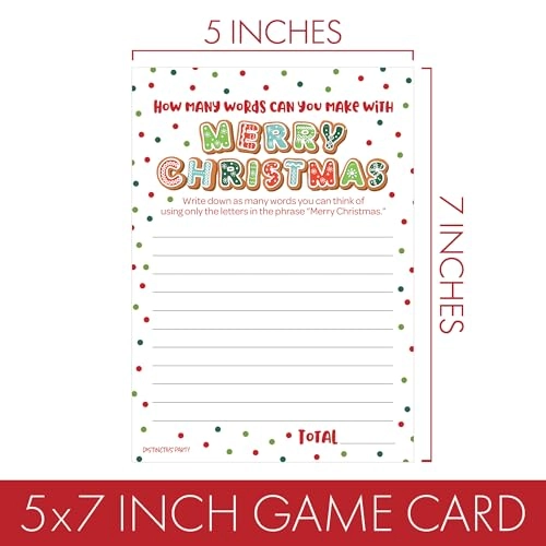 All Things Christmas + Merry Christmas Anagram - Kid 25 pieces
