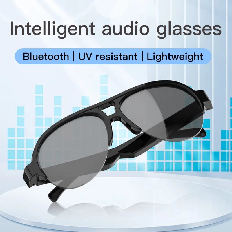 Smart Glasses - Bluetooth V5.3 Dual Microphone Touch Control