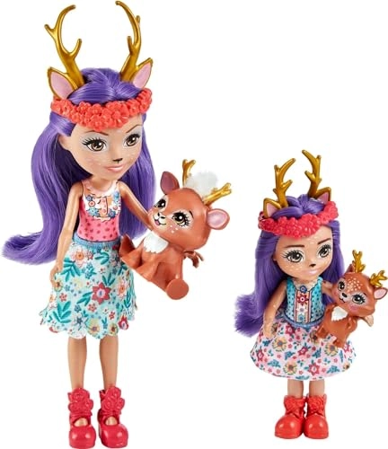 Danessa Mini Doll - 15 cm Deer + Danetta Mini Doll - 10 cm