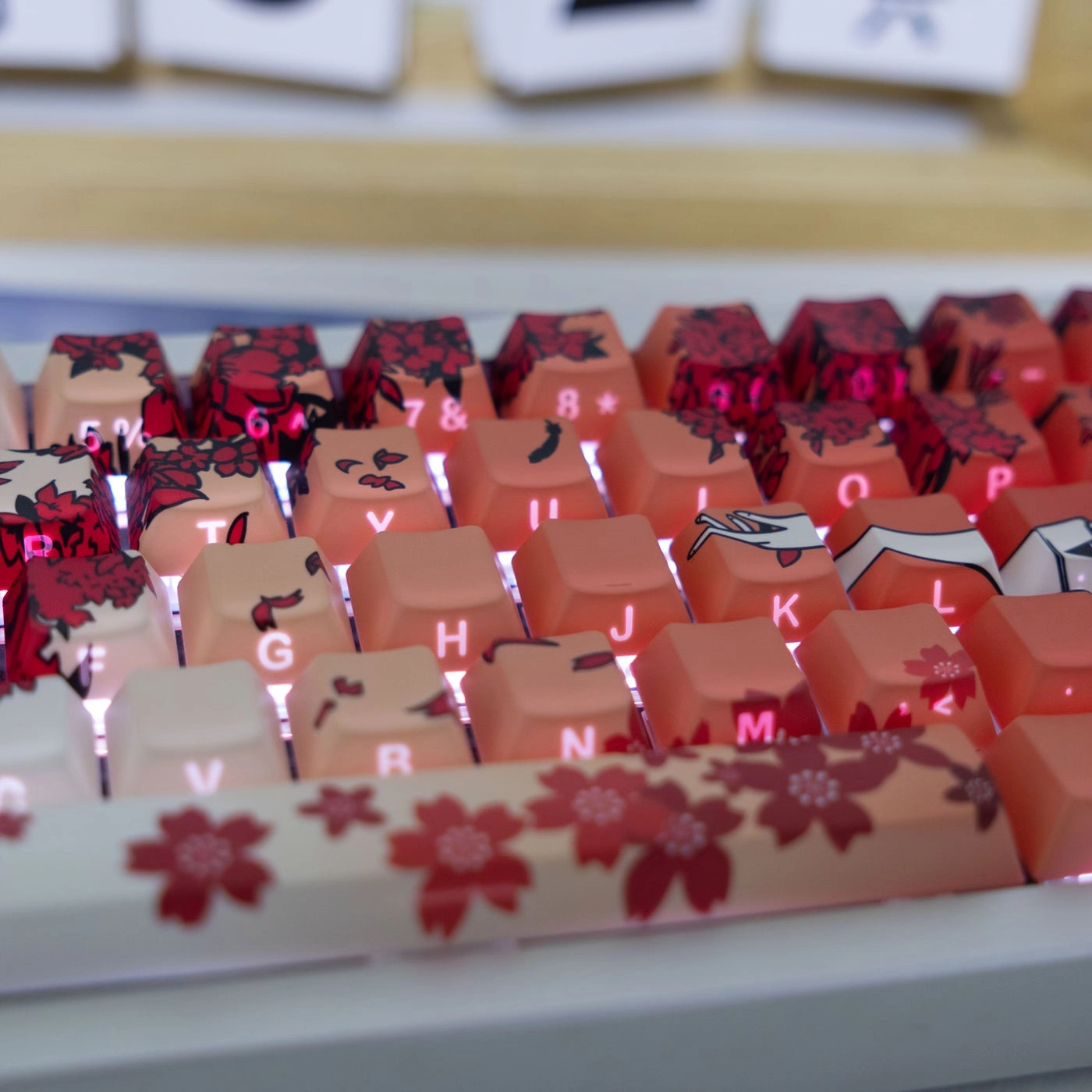 Generic 138-key PBT keycaps - QWERTY AZERTY