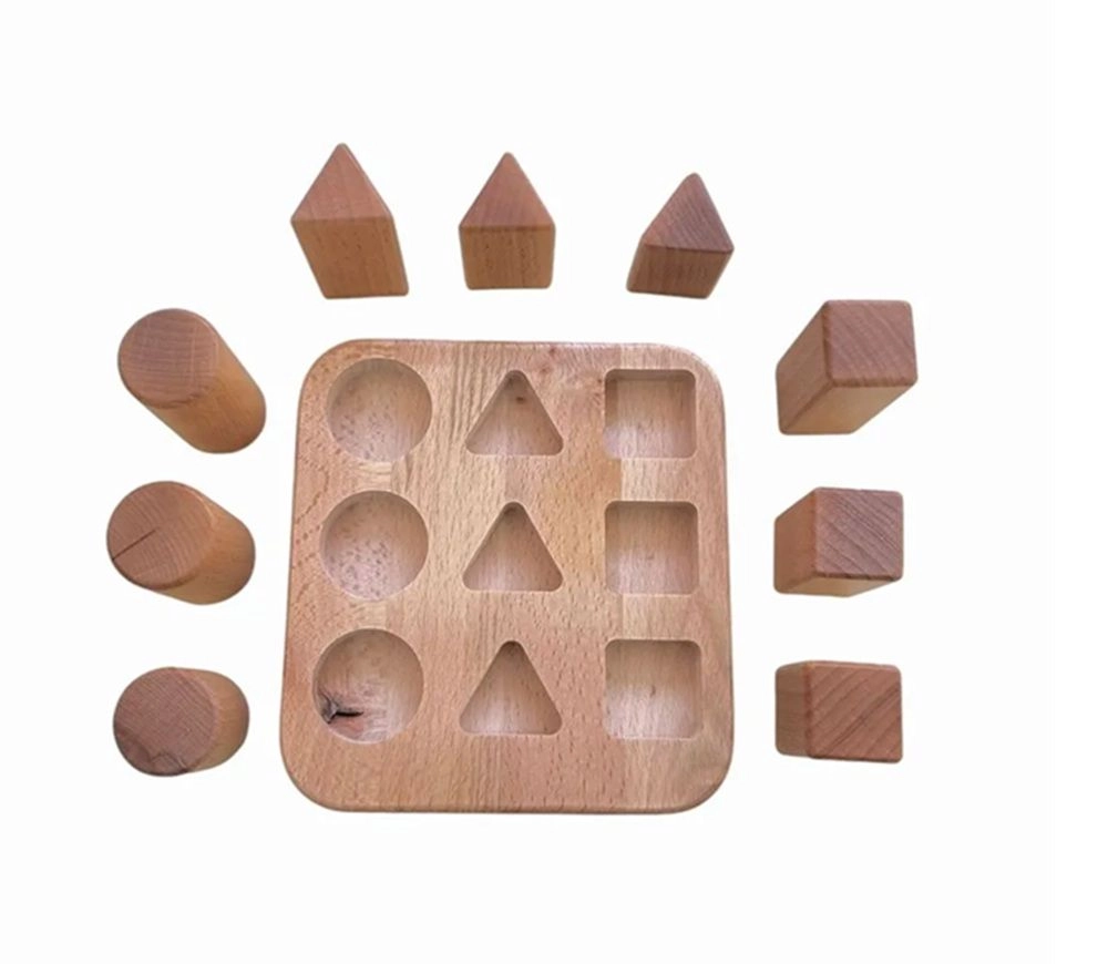 Wooden Grading Rectangles - Suitable for 3 years and above 10 pieces
