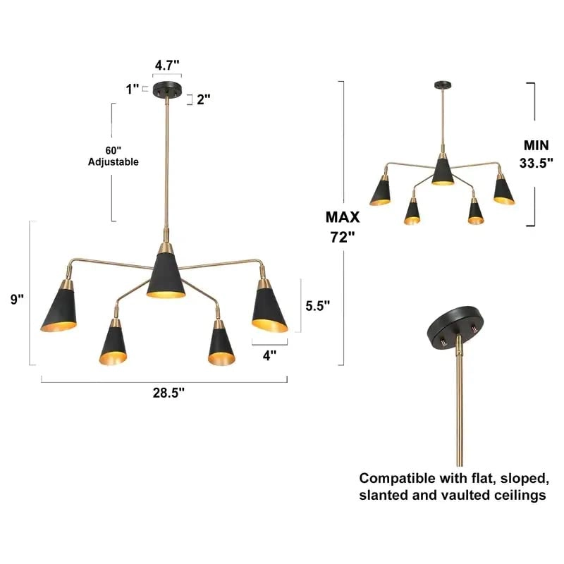 Sputnik Chandelier