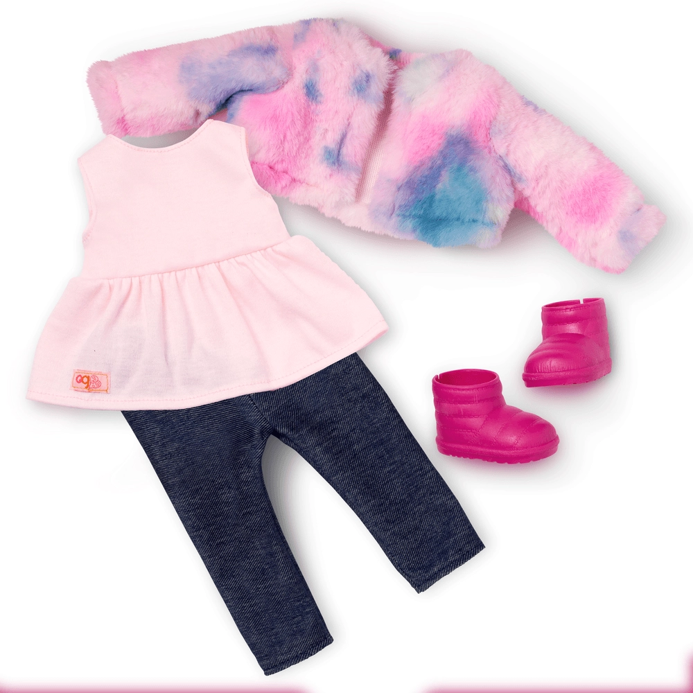 Ines Fashion Doll - 18-inch 6-inch Pomeranian Ages 3+