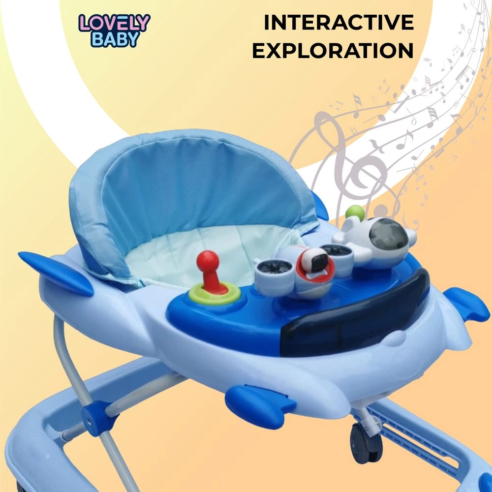 Cosmic Baby Walker - Foldable High back padded seat