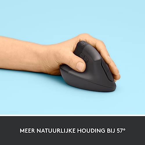 Lift Left-handed Vertical Ergonomic Mouse - Wireless