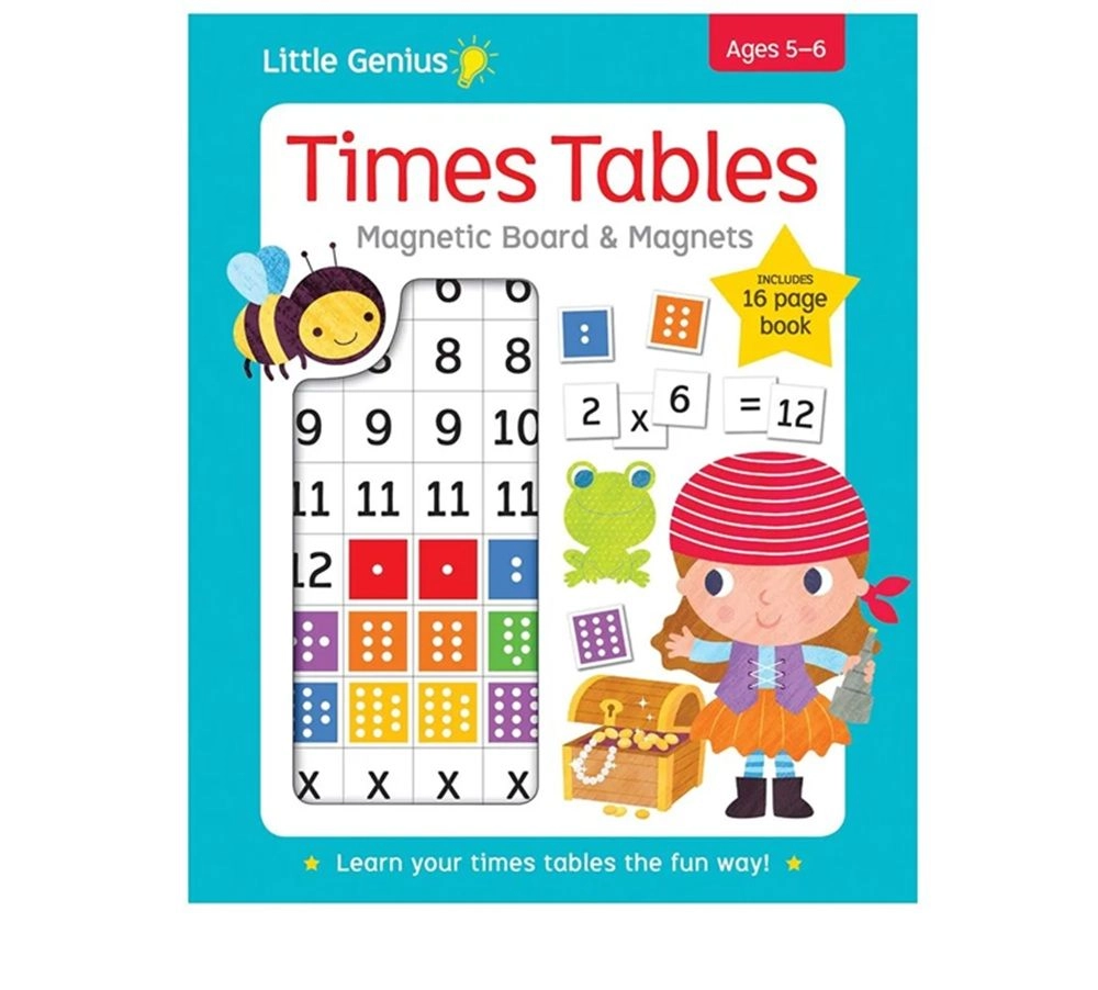 Little Genius Number Fun Magnetic Workbook - 3+