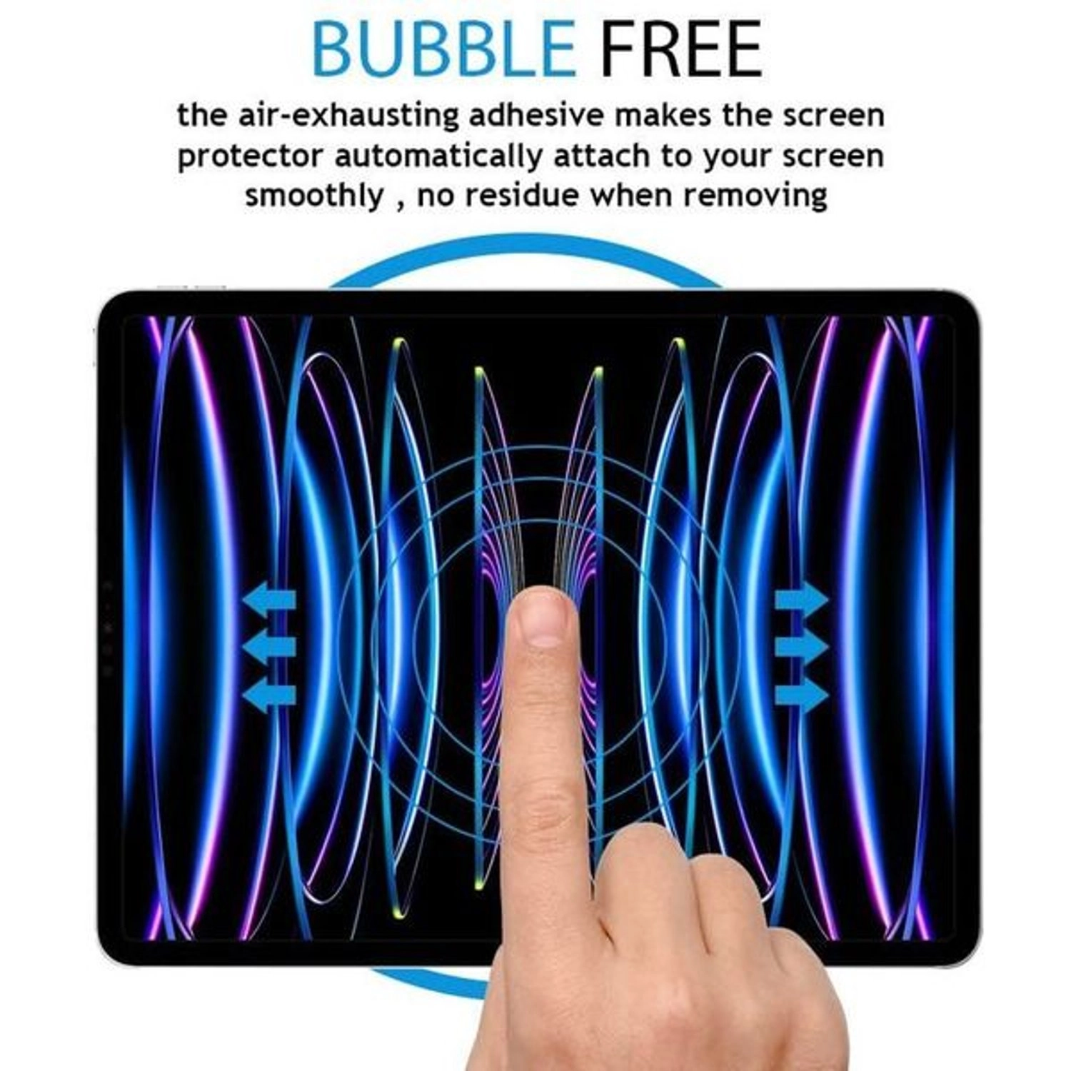 Full Coverage Tempered Glass for iPad Pro 12.9