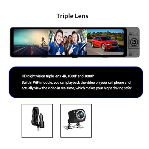 Mirror Dash Cam - 4K