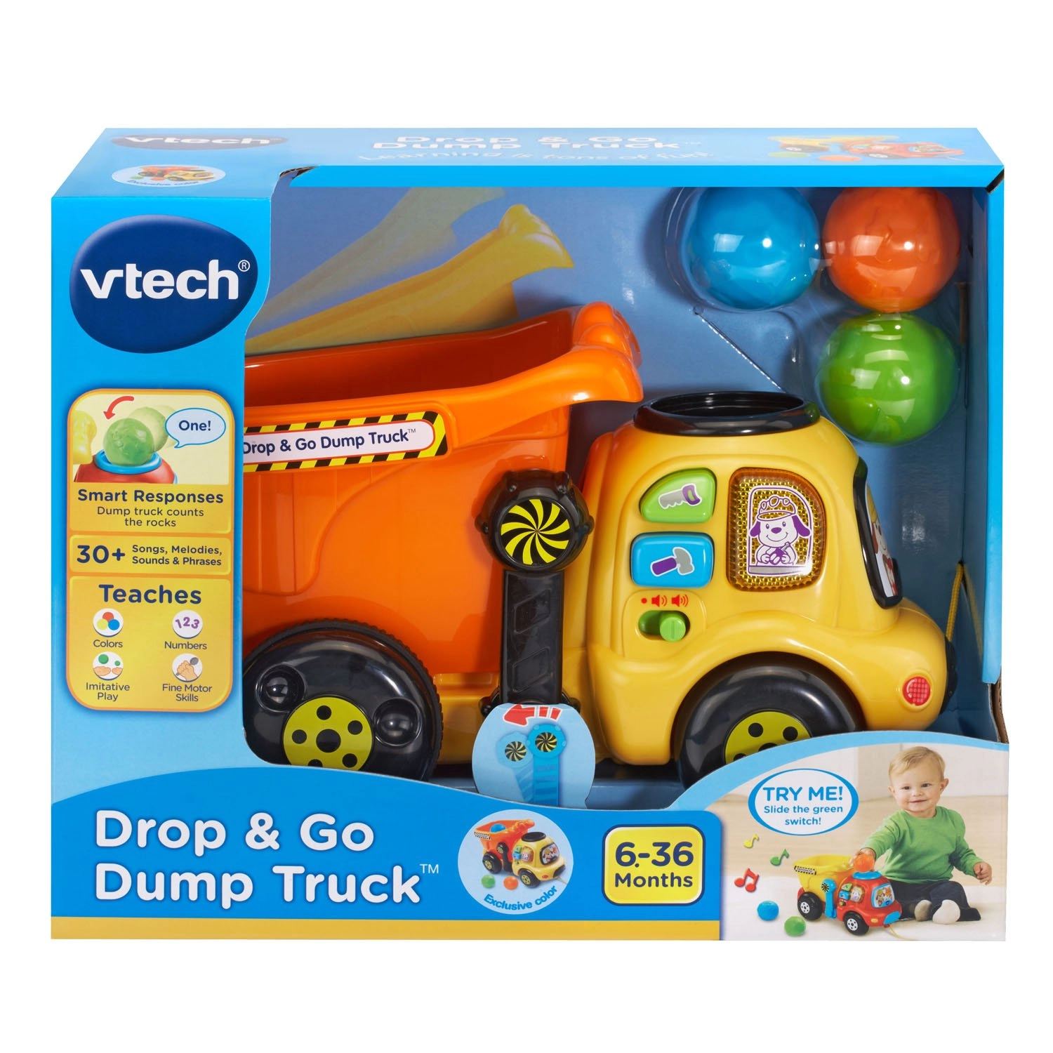 Drop and Go Dump Truck - 6-36 months