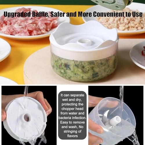 Mini Food Chopper - 8.5oz 3.3oz Cordless Rechargeable