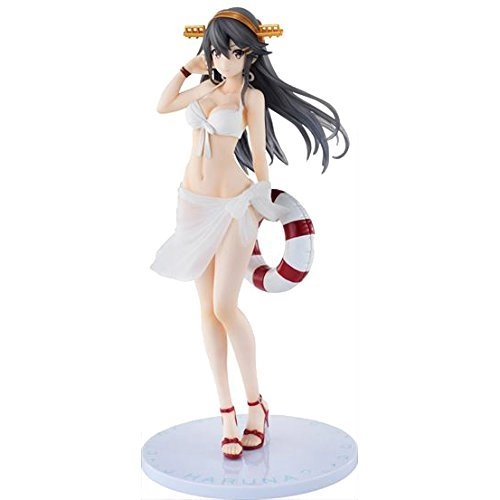 Banpresto Haruna - Kantai Collection Ichiban Kuji 2016 Prize B Kaini - Premium Figure Swim Mode (31.2 cm) (1)