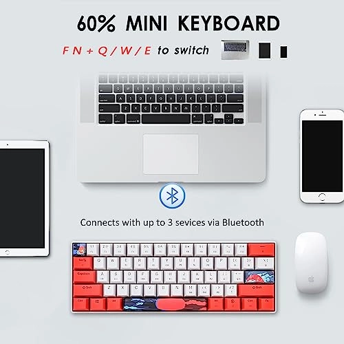 60% Mechanical Gaming Keyboard - Wireless