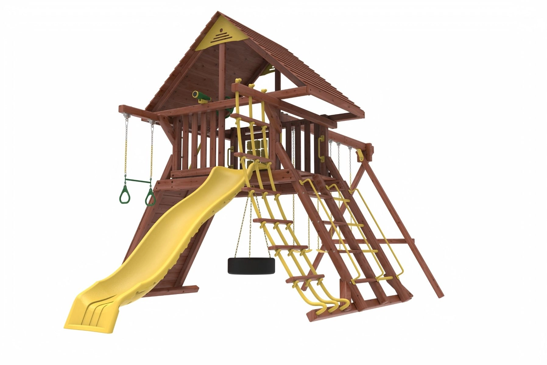 Discovery Den - 3 swings Wave slide