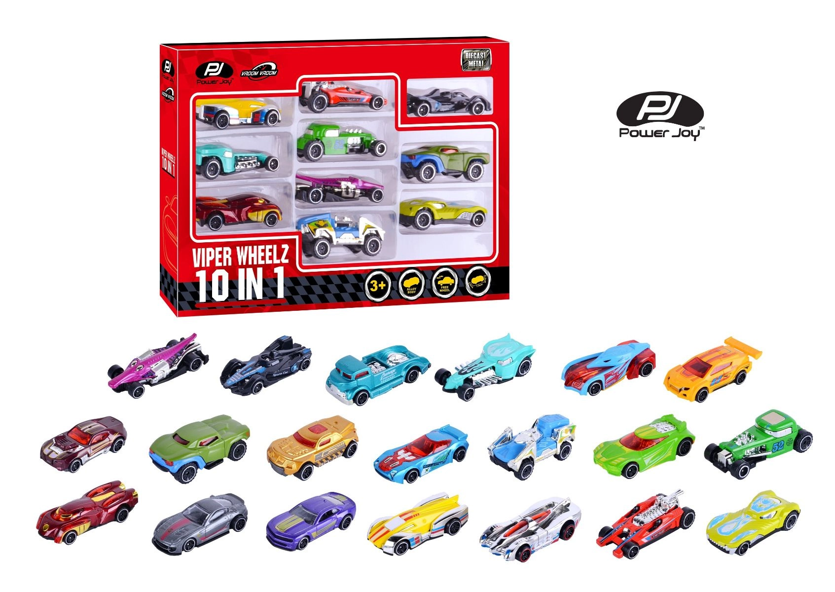 Viper Wheelz 1:64 - 10 pcs