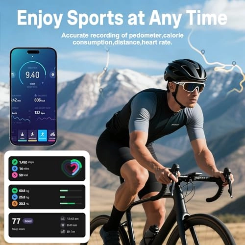 Smart Health Ring - Heart Rate Blood Oxygen Sleep Monitor