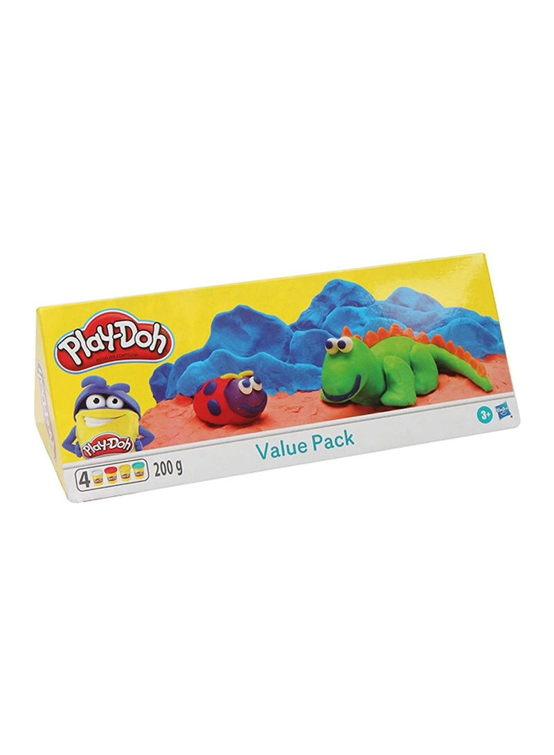 Pack Of 4 Jars - play-doh compound 57g 4pcs.