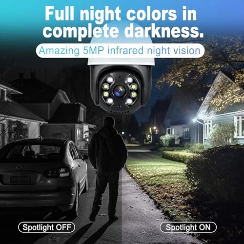 4K Outdoor Surveillance Camera Set - 4 channels