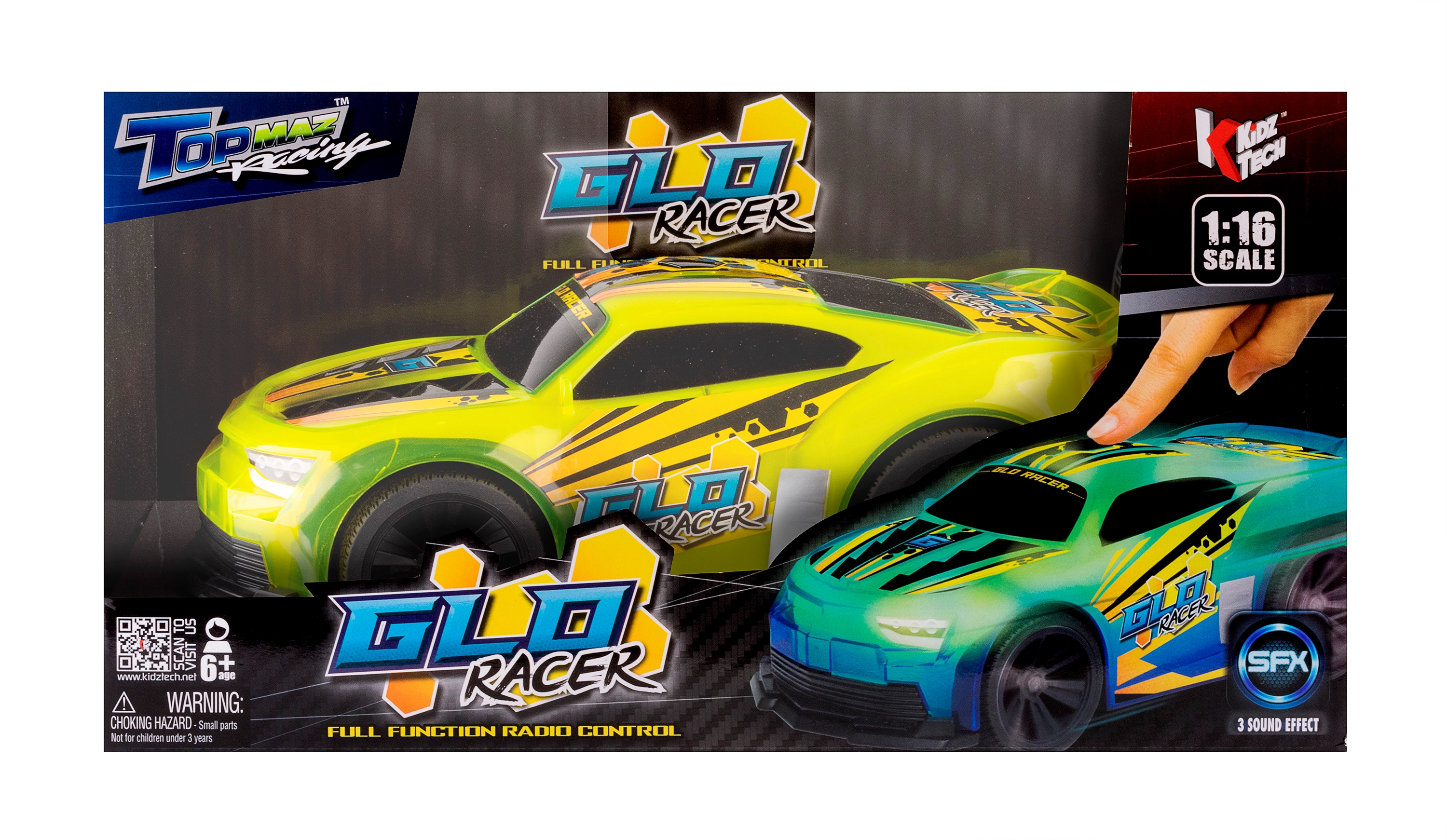 COLORLAND LETS PLAY Glo Racer - 1/16 R/C (B/O)