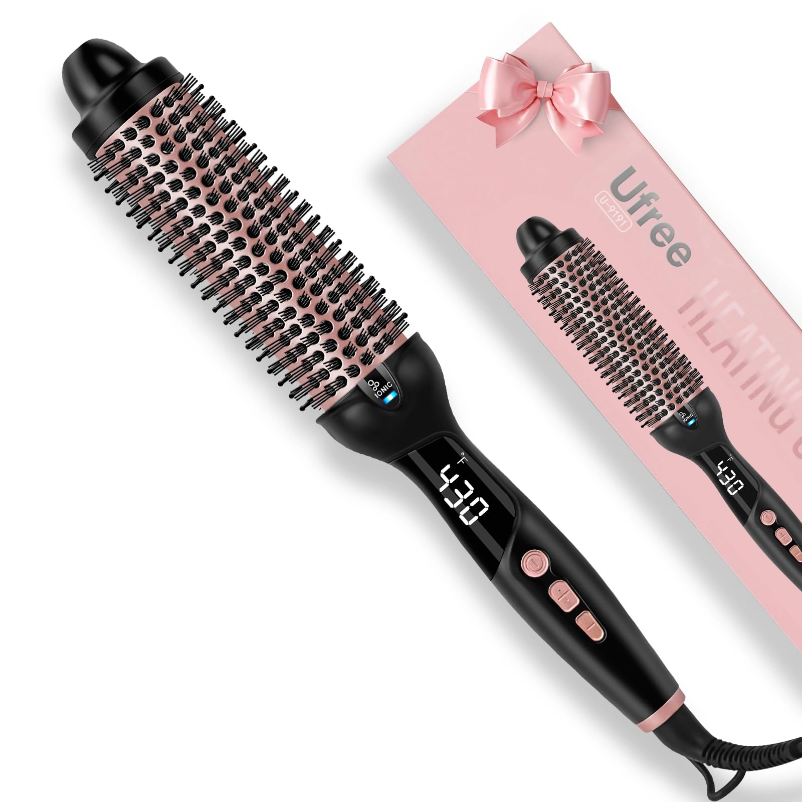 ufree Ionic Thermal Brush - 1.5 Inch 9 Temp Settings