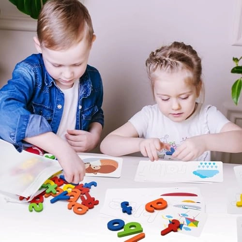 See & Spell - 3–6 80 pieces