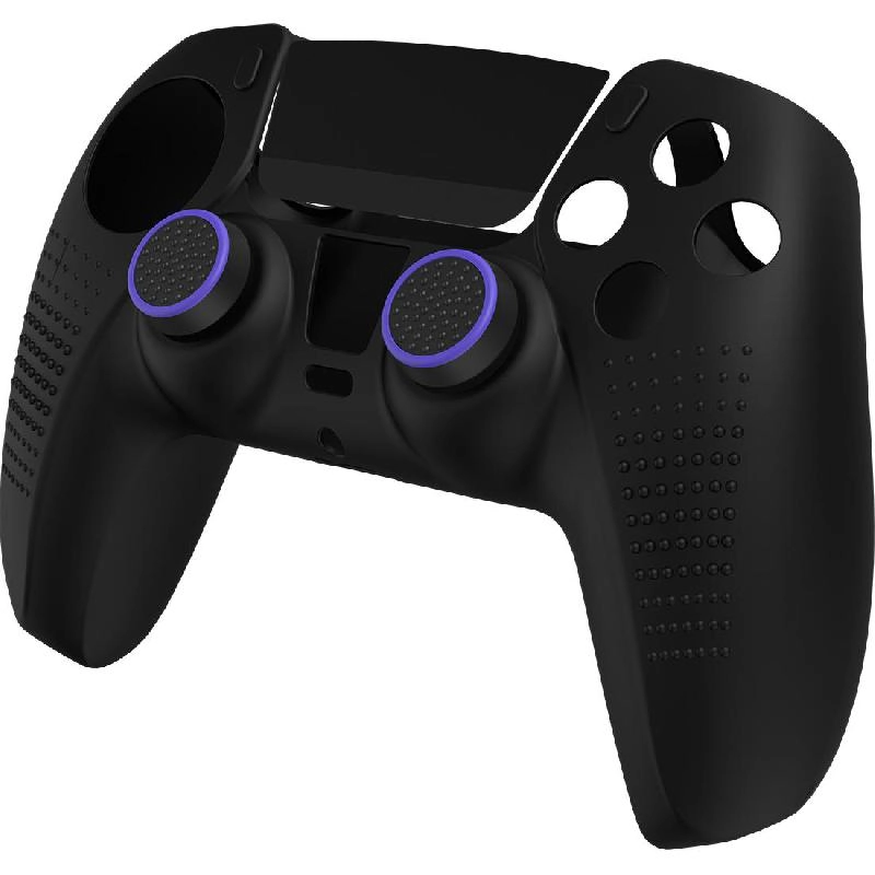 Grip Cover + Analogue Stick Attachement + Trigger Attachement + Sticker for Lightbar - for PlayStation 5