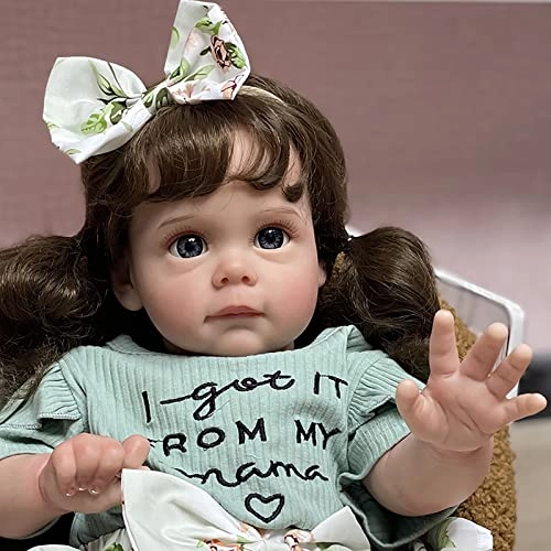Reborn Doll - 22 Inches (55 cm) Vinyl Girl Sleeping Ages 3+