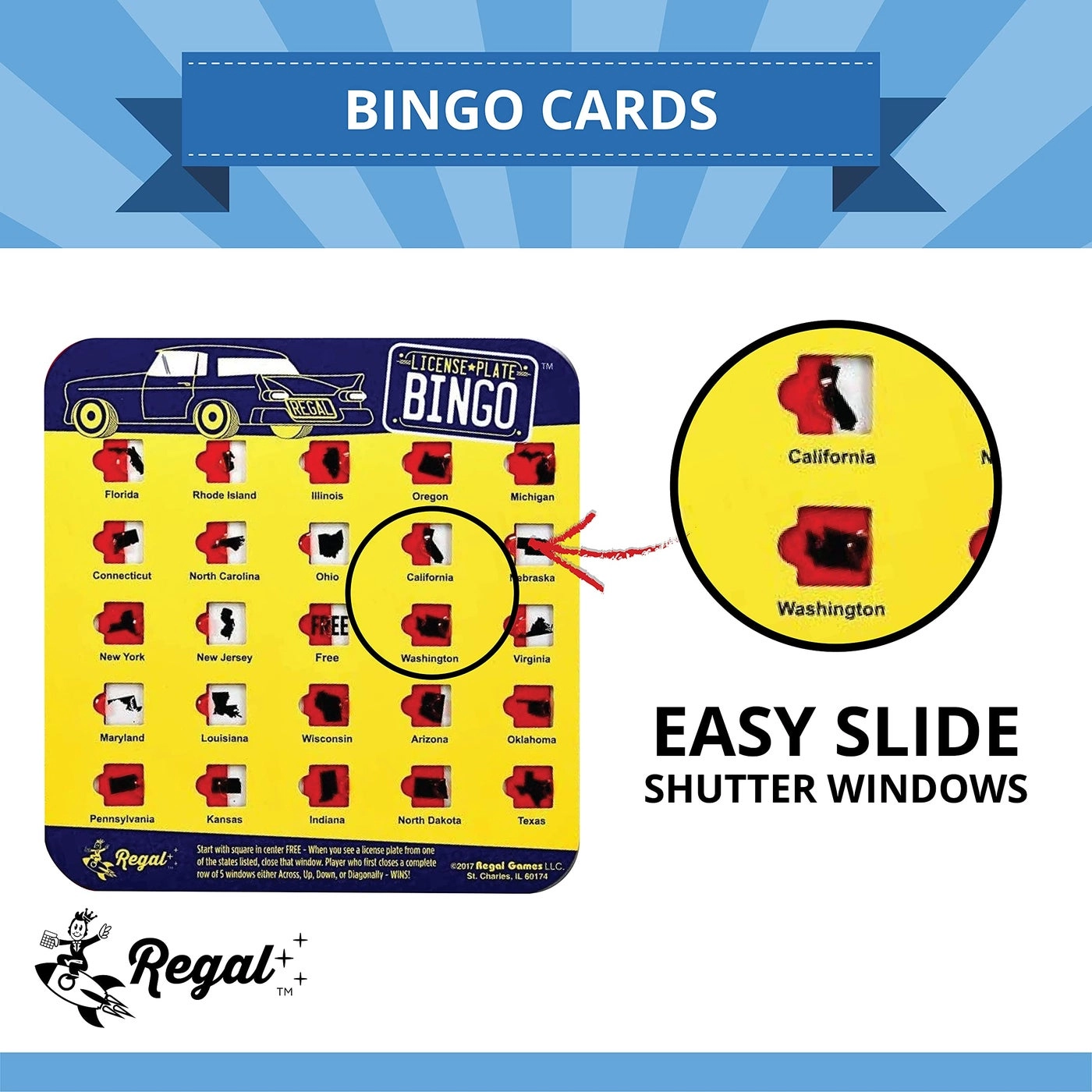 Finger-Tip Shutter Bingo Cards
